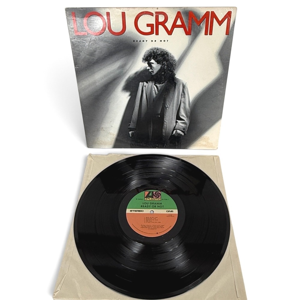 Lou Gramm Ready or Not Vinyl LP Record Album 1987 Atlantic Records 81728 12"